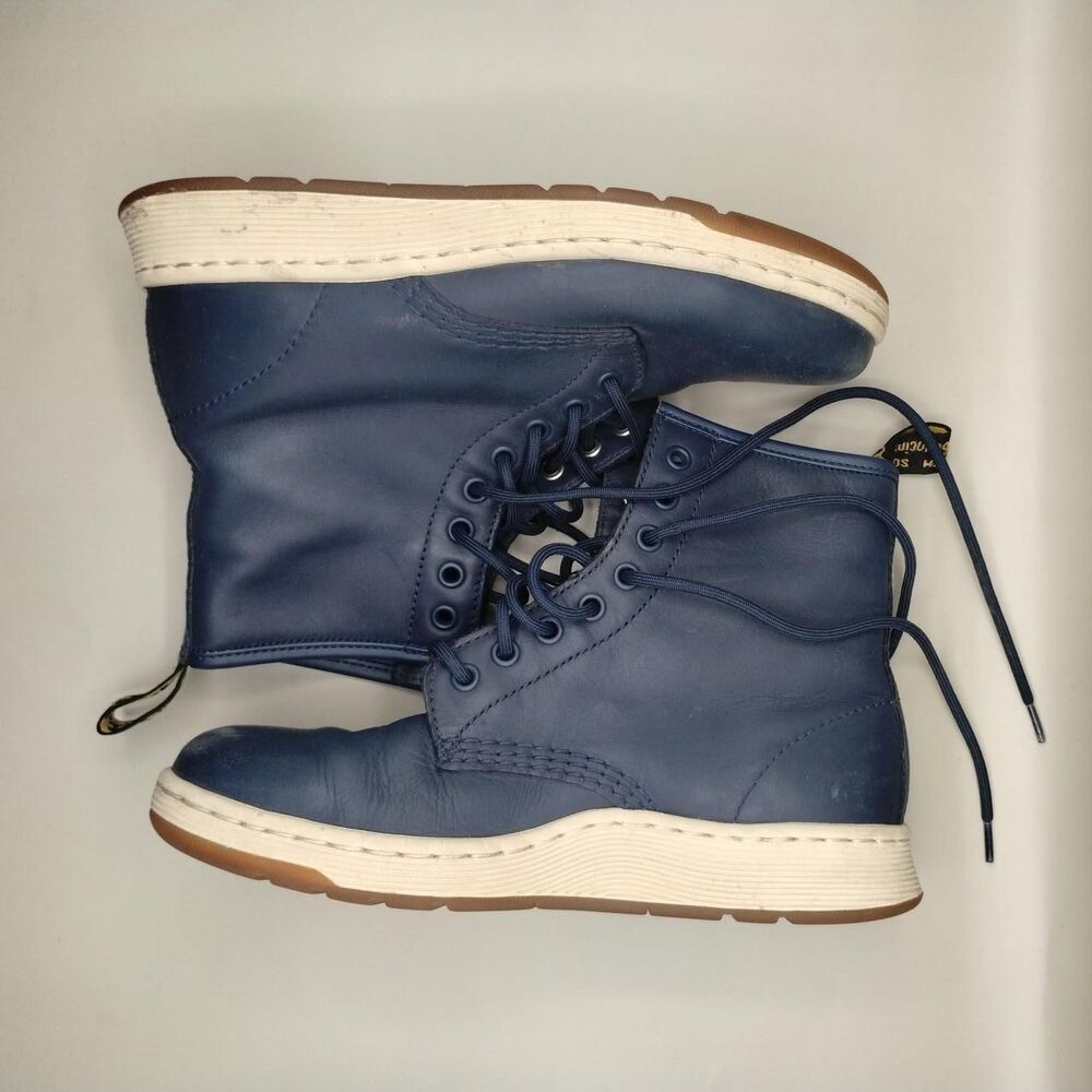 Dr. Martens Navy Blue Newton Boots